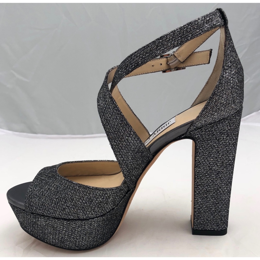 New Jimmy Choo April Sandals/Heels SZ 35.5 - Picture 4 of 8